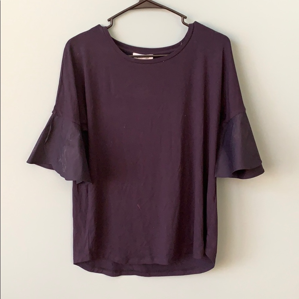 Calvin Klein navy blue blouse
